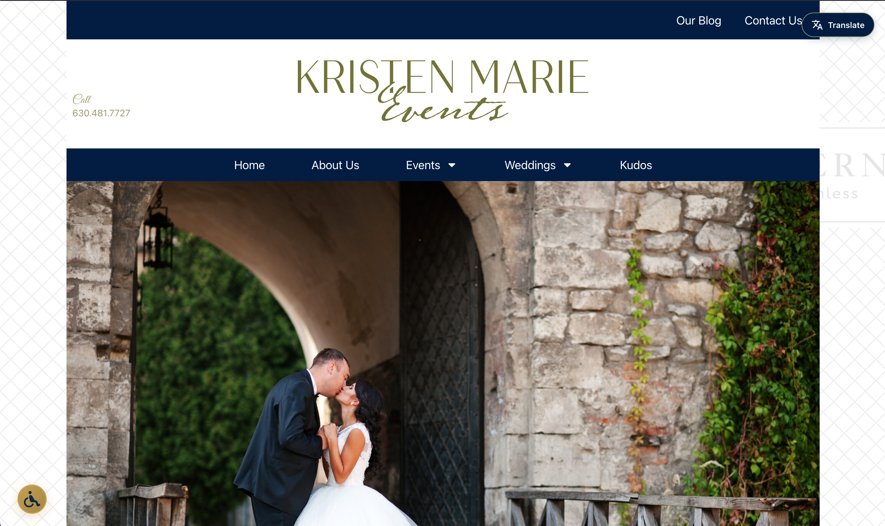 Kristen Marie Events website