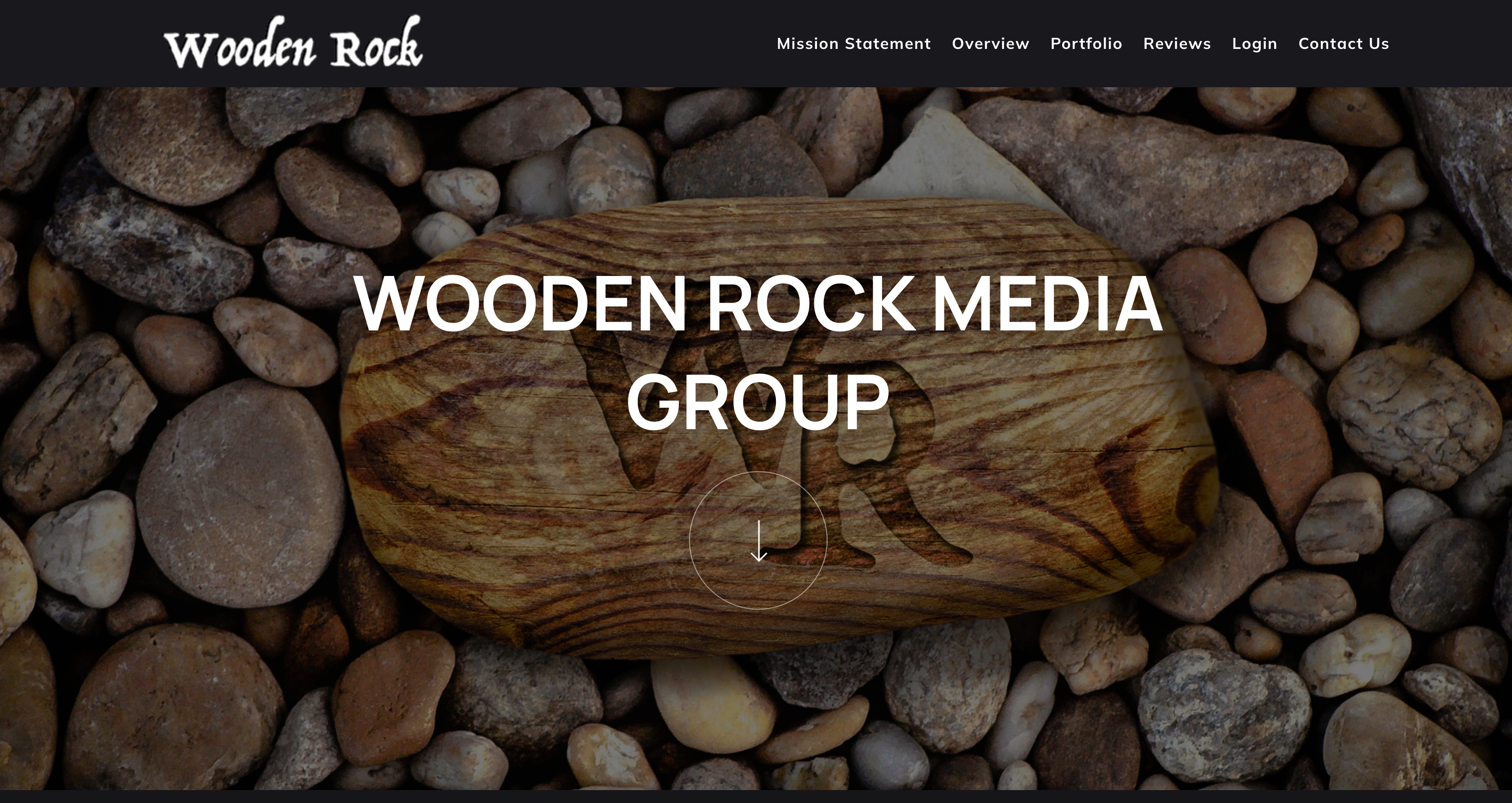 Wooden Rock Media website